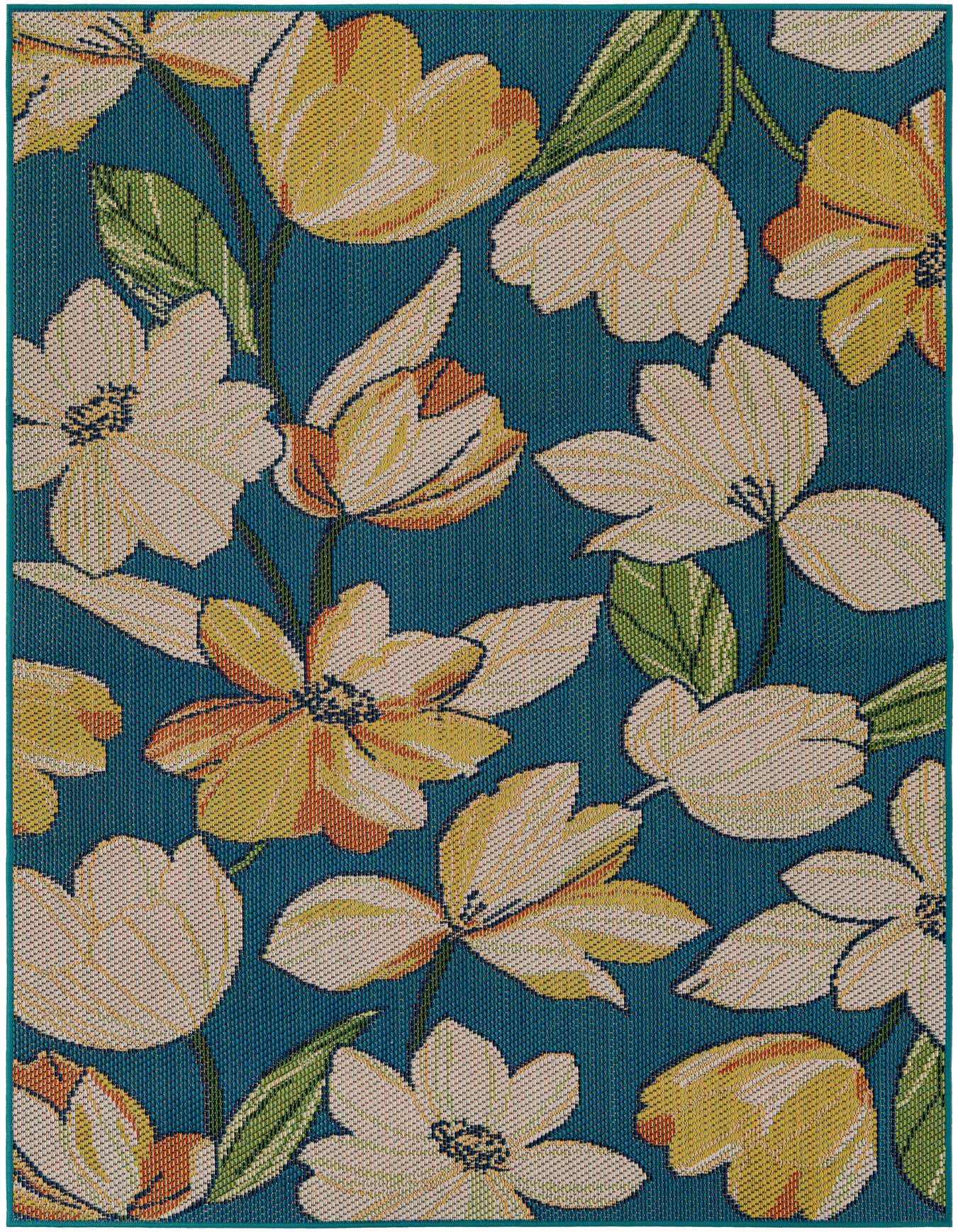 5' 3 x 8' Easy-Clean Baja Indoor / Outdoor Rug