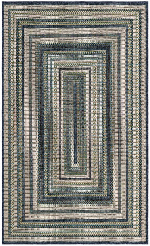 Detail image of 3' 3 x 5' 3 Easy-Clean Baja Indoor / Outdoor Rug
