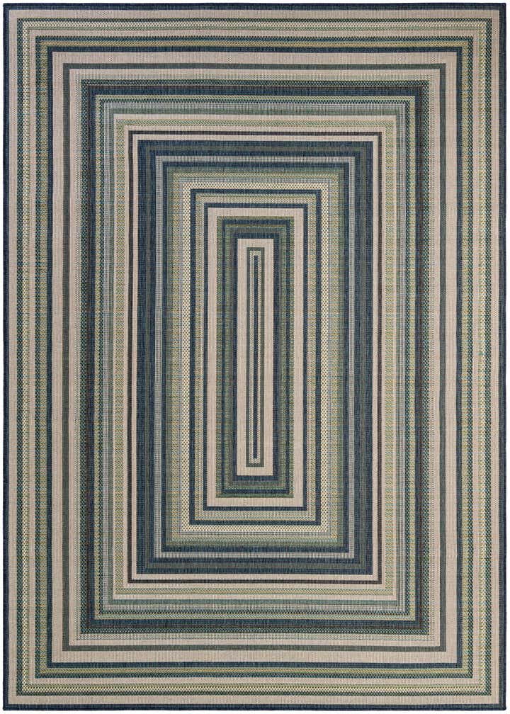 7' 10 x 11' Easy-Clean Baja Indoor / Outdoor Rug