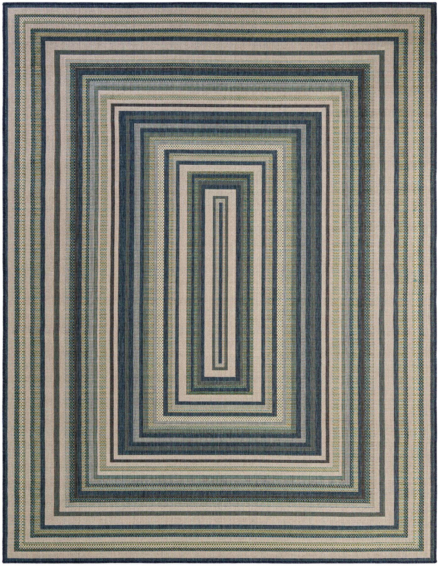 7' 10 x 11' Easy-Clean Baja Indoor / Outdoor Rug