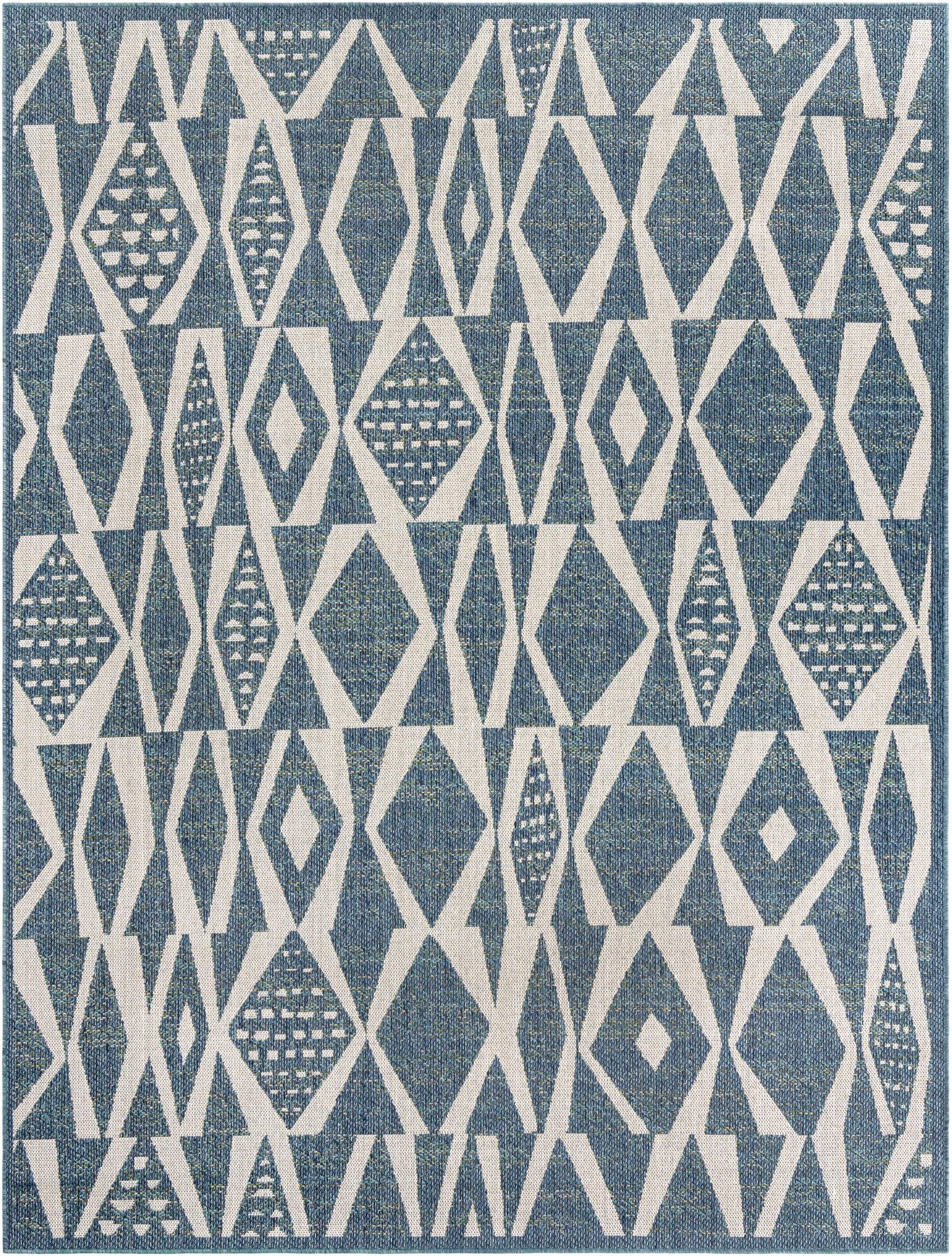 Primary image 7' 10 x 10'  Washable Baja Indoor / Outdoor Rug