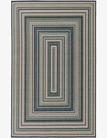 5' 3 x 7' 7 Easy-Clean Baja Indoor / Outdoor Rug