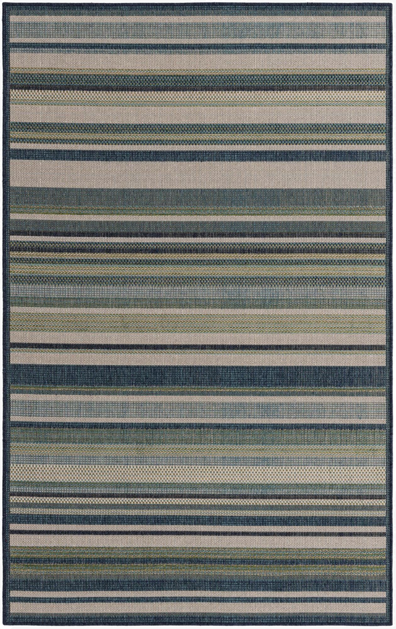 Primary image 5' 3 x 7' 7  Washable Baja Indoor / Outdoor Rug