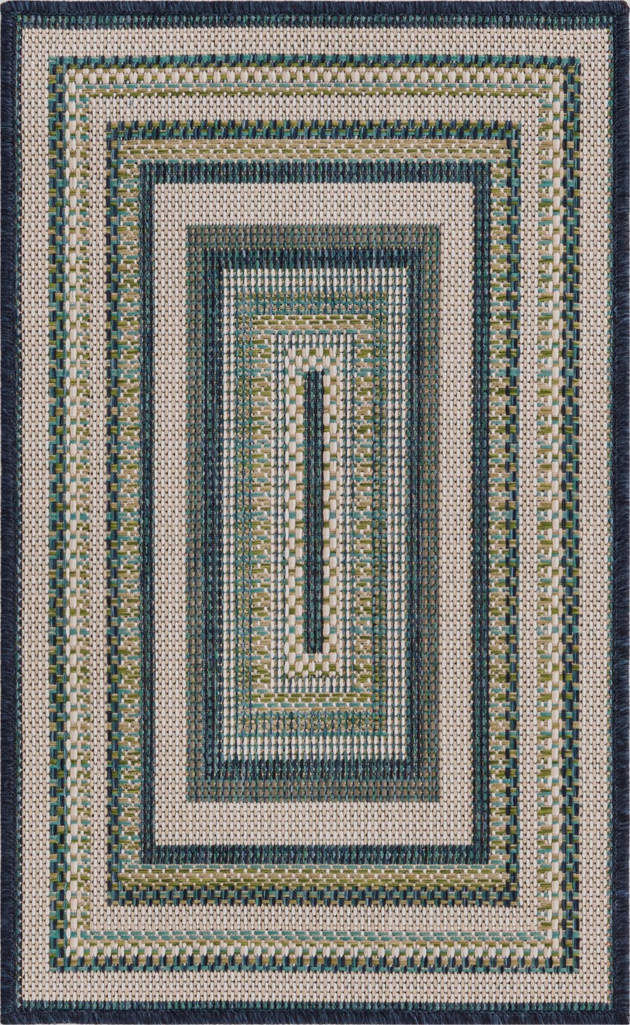 2' x 3'  Washable Baja Indoor / Outdoor Rug