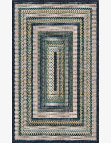 2' x 3' Easy-Clean Baja Indoor / Outdoor Rug