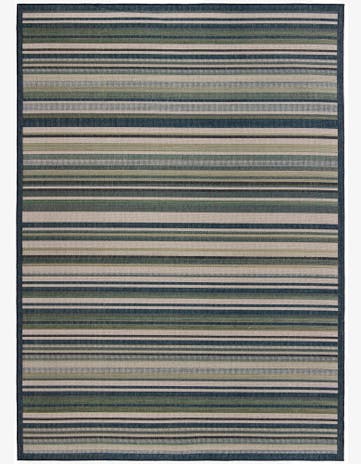 Blue Easy-Clean Baja Indoor / Outdoor Rug