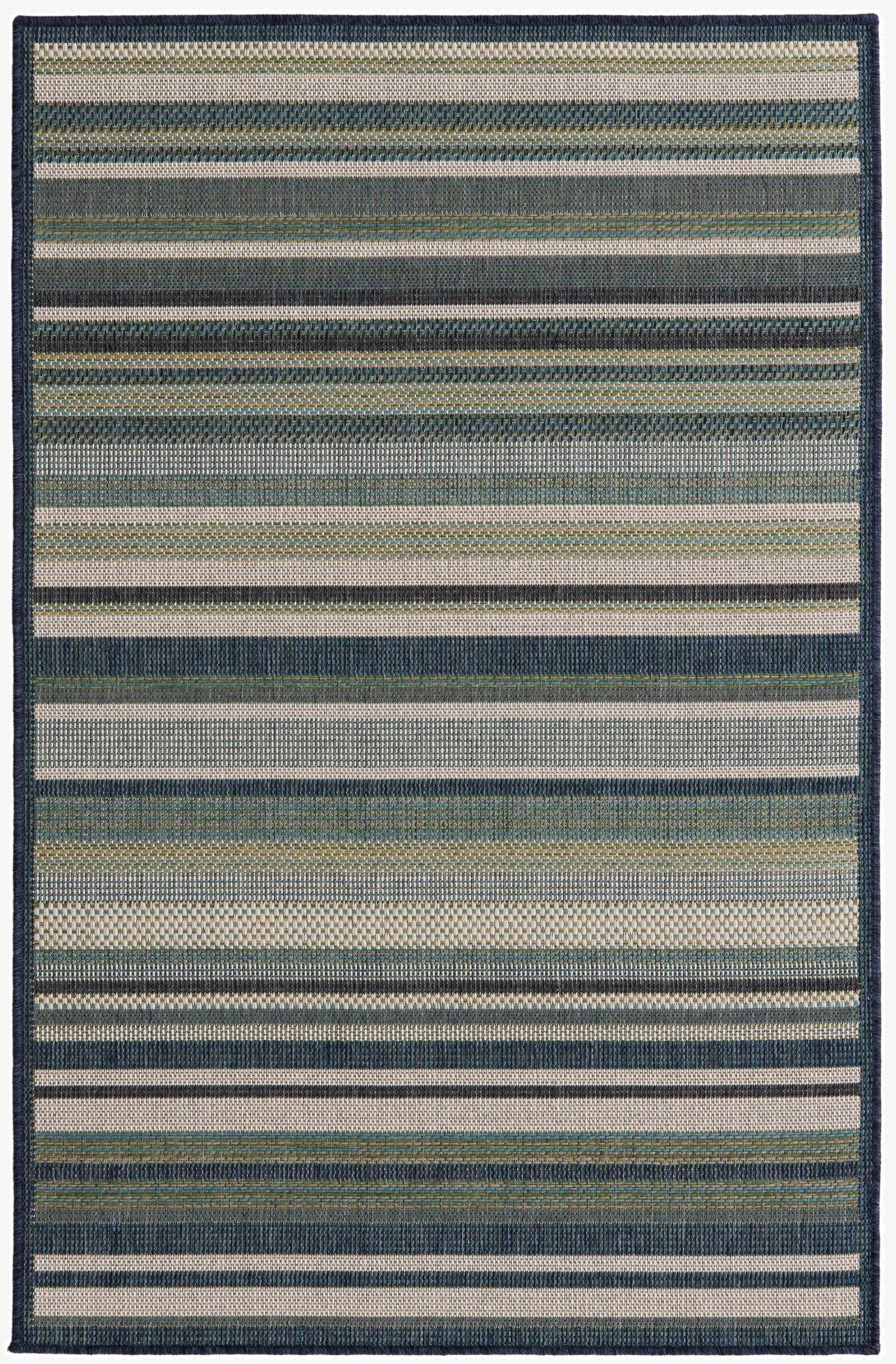 4' x 6'  Washable Baja Indoor / Outdoor Rug