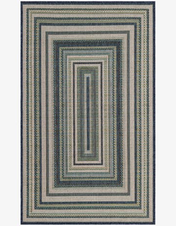 3' 3 x 5' 3 Easy-Clean Baja Indoor / Outdoor Rug