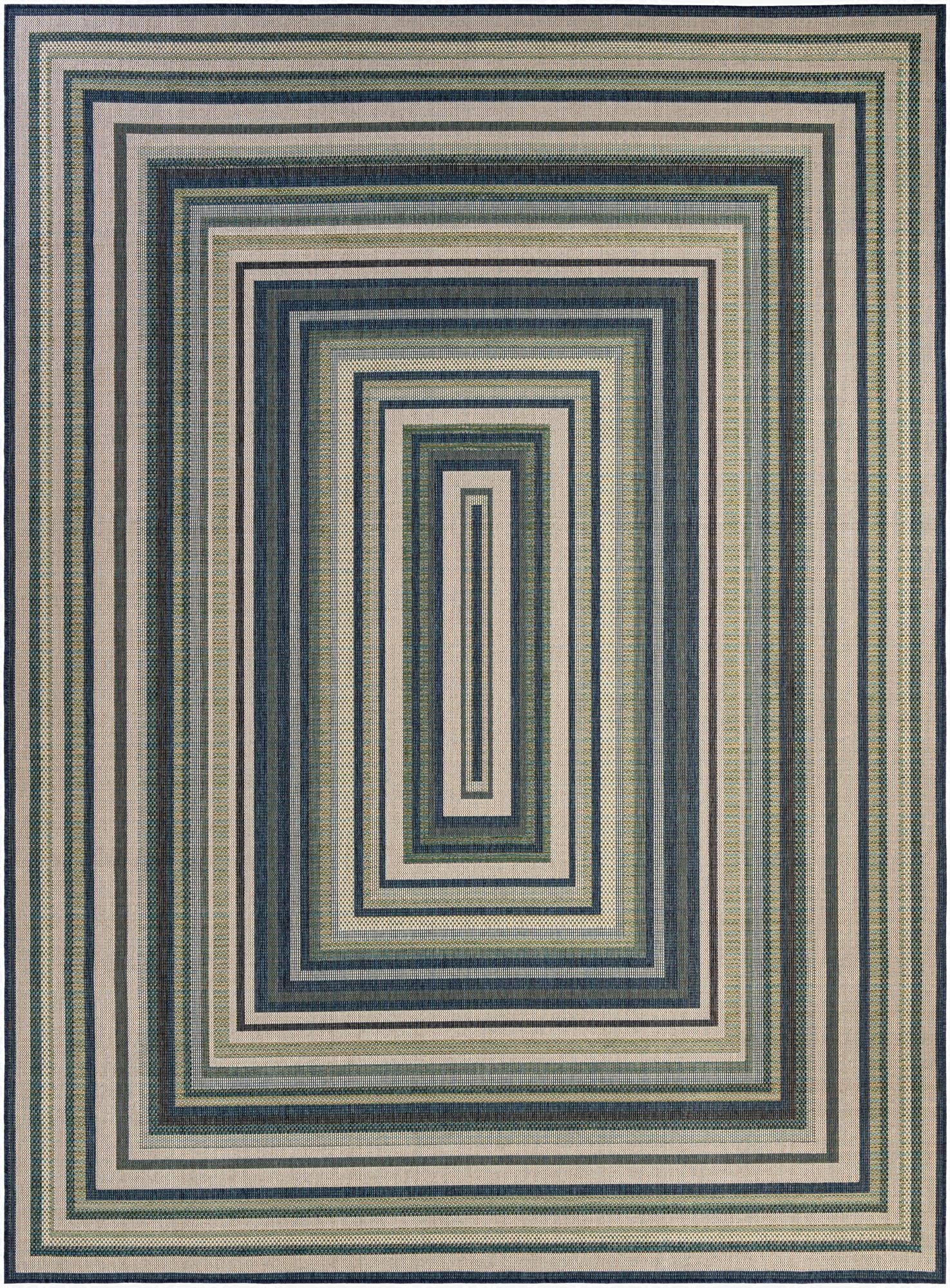 Primary image 10' x 13'  Washable Baja Indoor / Outdoor Rug