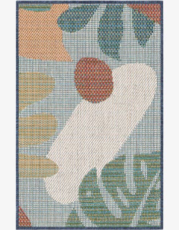 2' x 3' 1 Easy-Clean Baja Indoor / Outdoor Rug