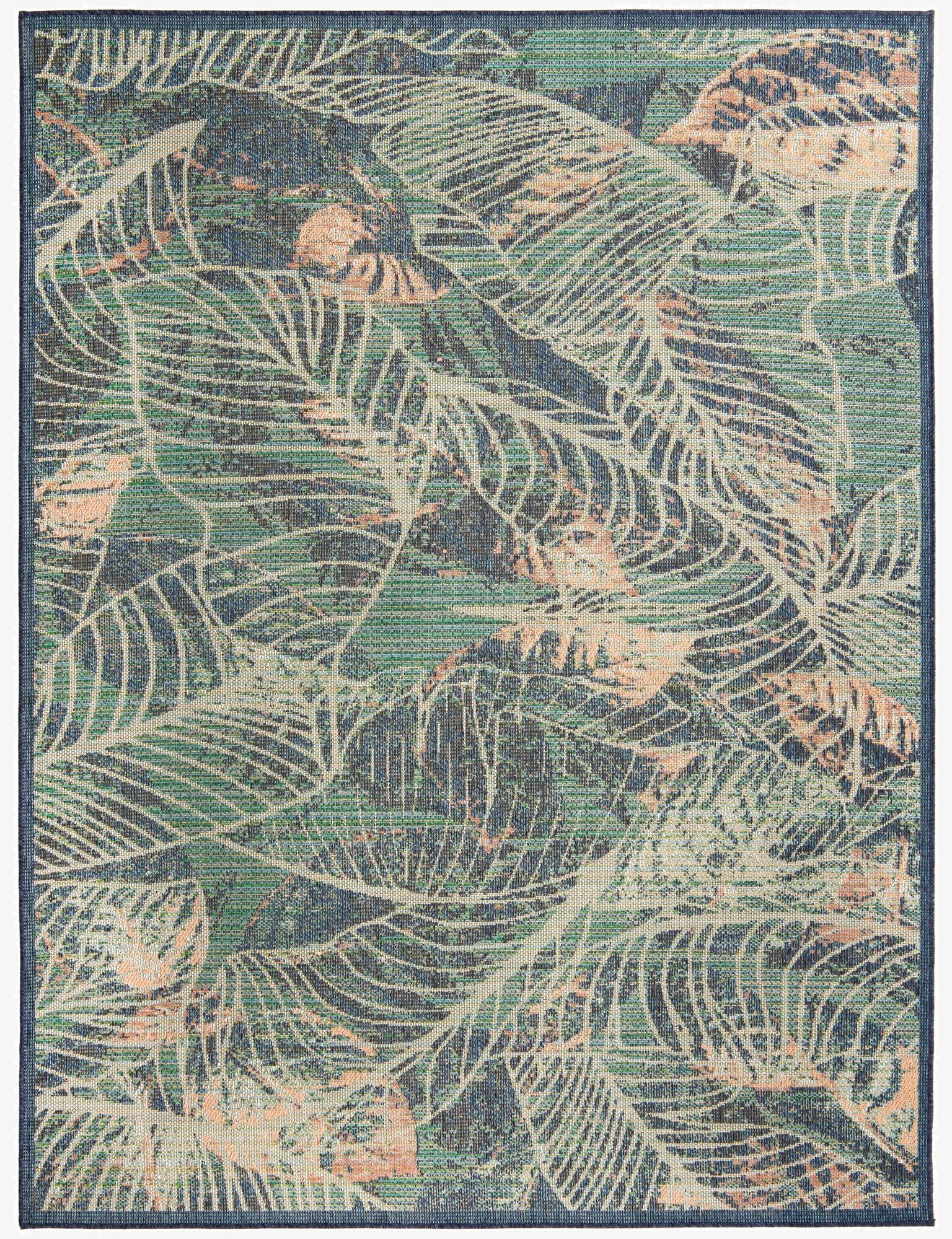 7' 10 x 10'  Washable Baja Indoor / Outdoor Rug