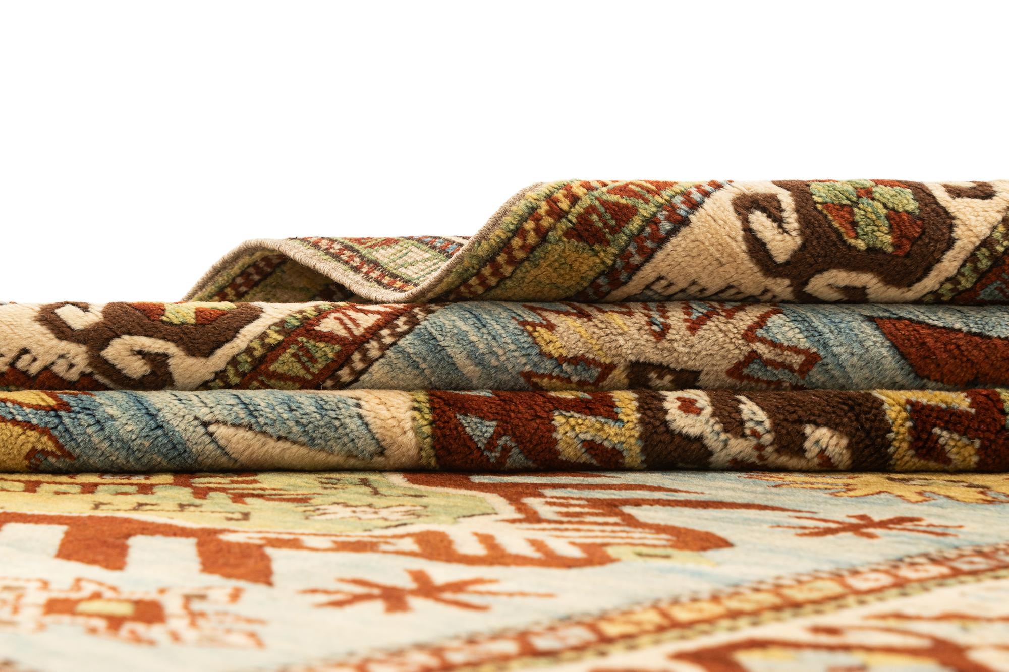4' 6 x 6' 2 Hand Knotted Balouch Wool Rug