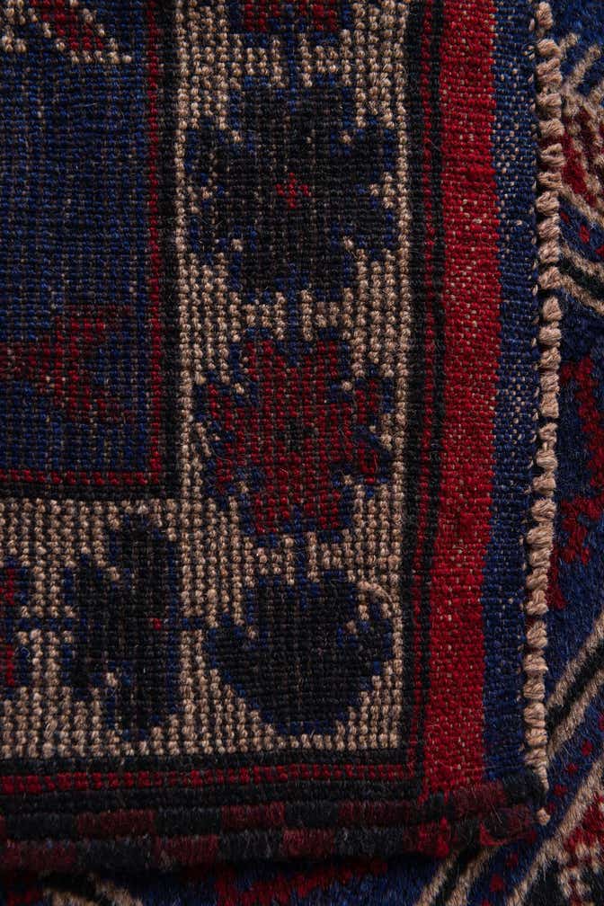 2' 9 x 4' 7 Hand Knotted Balouch Persian Wool Rug