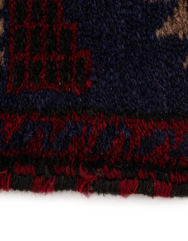 Detail image of 3' 1 x 4' 9  Hand Knotted Balouch Persian Wool Rug
