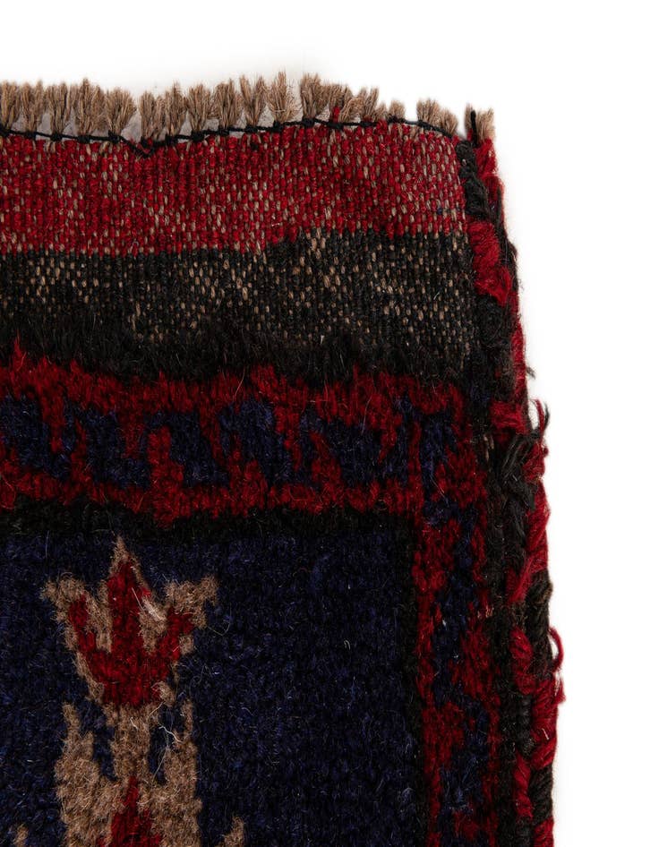 Detail image of 3' 1 x 4' 9  Hand Knotted Balouch Persian Wool Rug