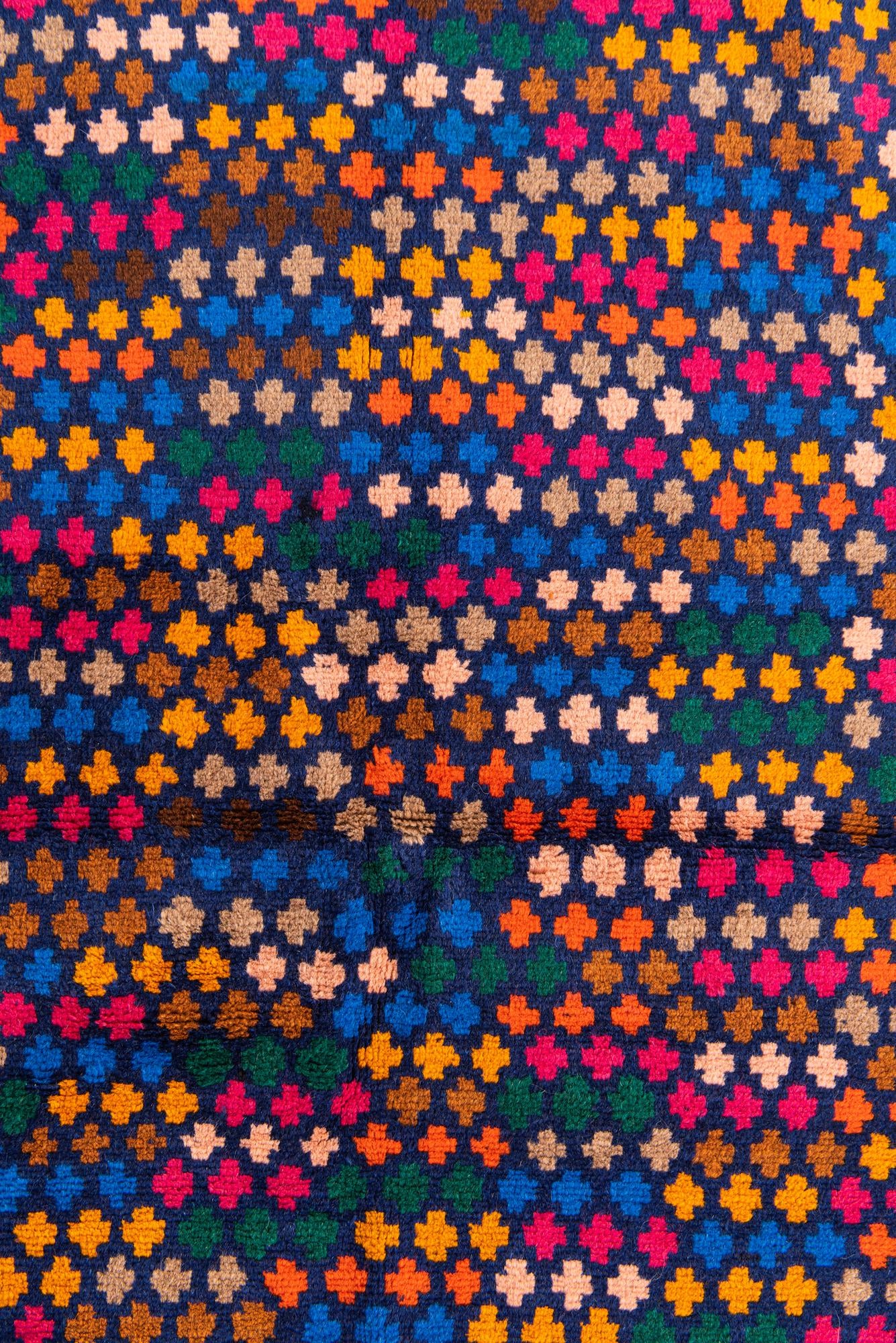 4' x 5' 9 Hand Knotted Balouch Wool Rug