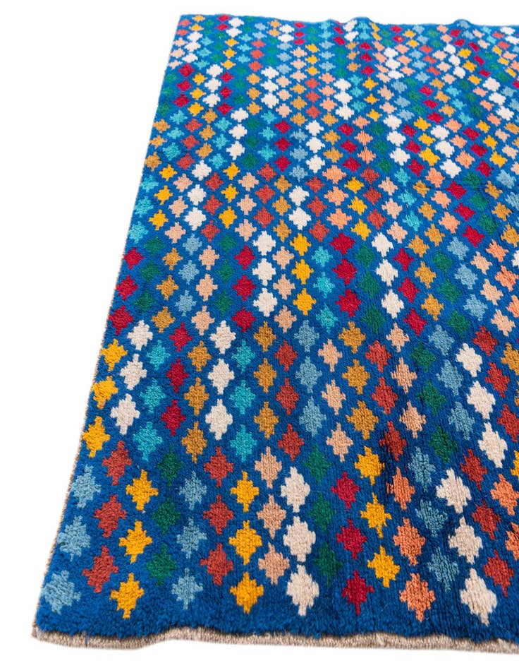 Detail image of 3' 10 x 5' 9 Hand Knotted Balouch Wool Rug