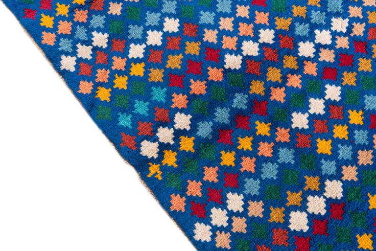 Detail image of 3' 10 x 5' 9 Hand Knotted Balouch Wool Rug
