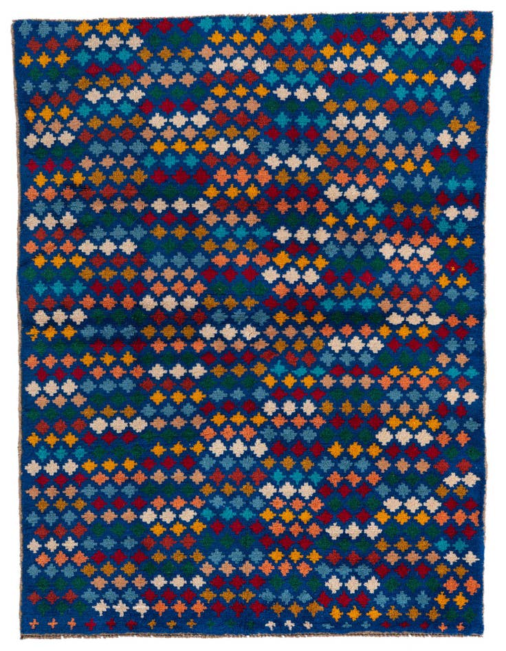 Detail image of 3' 10 x 5' 9 Hand Knotted Balouch Wool Rug
