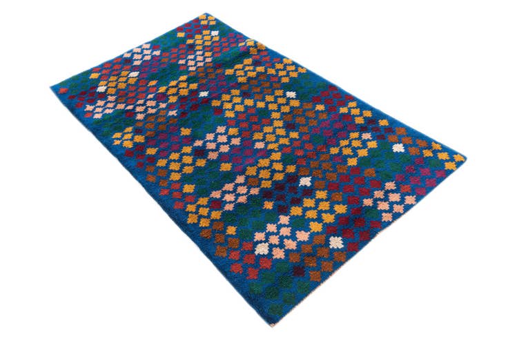 Detail image of 2' 9 x 4' 7 Hand Knotted Balouch Wool Rug