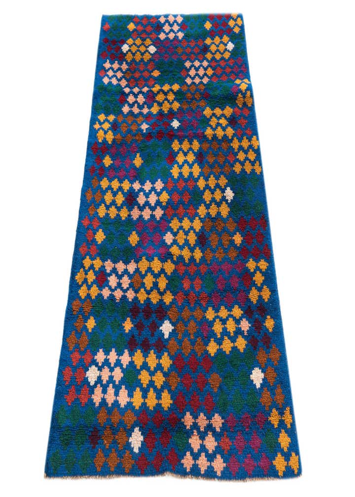 2' 9 x 4' 7 Hand Knotted Balouch Wool Rug