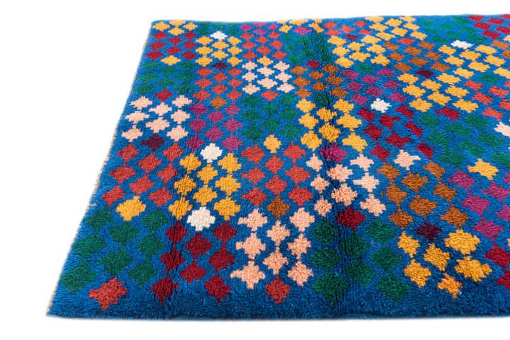 2' 9 x 4' 7 Hand Knotted Balouch Wool Rug