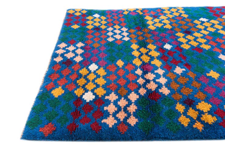 Detail image of 2' 9 x 4' 7 Hand Knotted Balouch Wool Rug