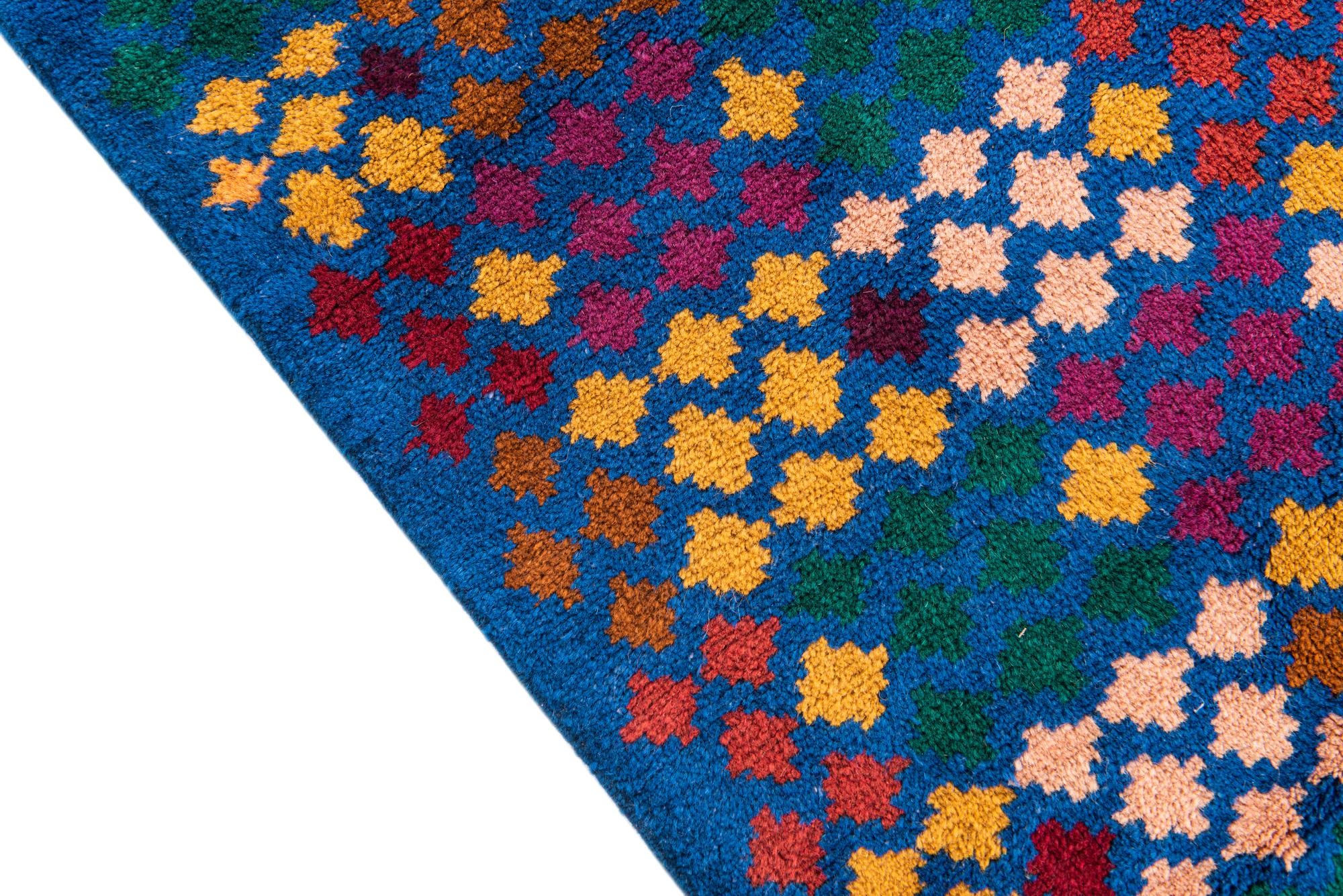 2' 9 x 4' 7 Hand Knotted Balouch Wool Rug