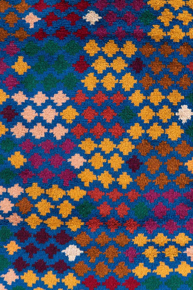 2' 9 x 4' 7 Hand Knotted Balouch Wool Rug