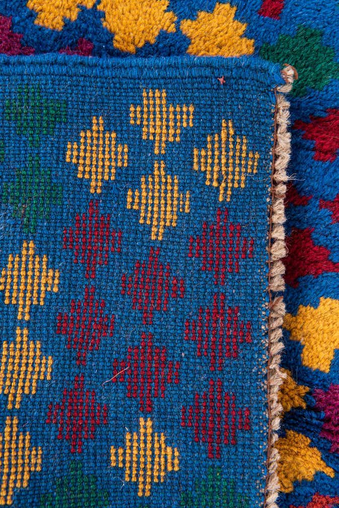 2' 9 x 4' 7 Hand Knotted Balouch Wool Rug
