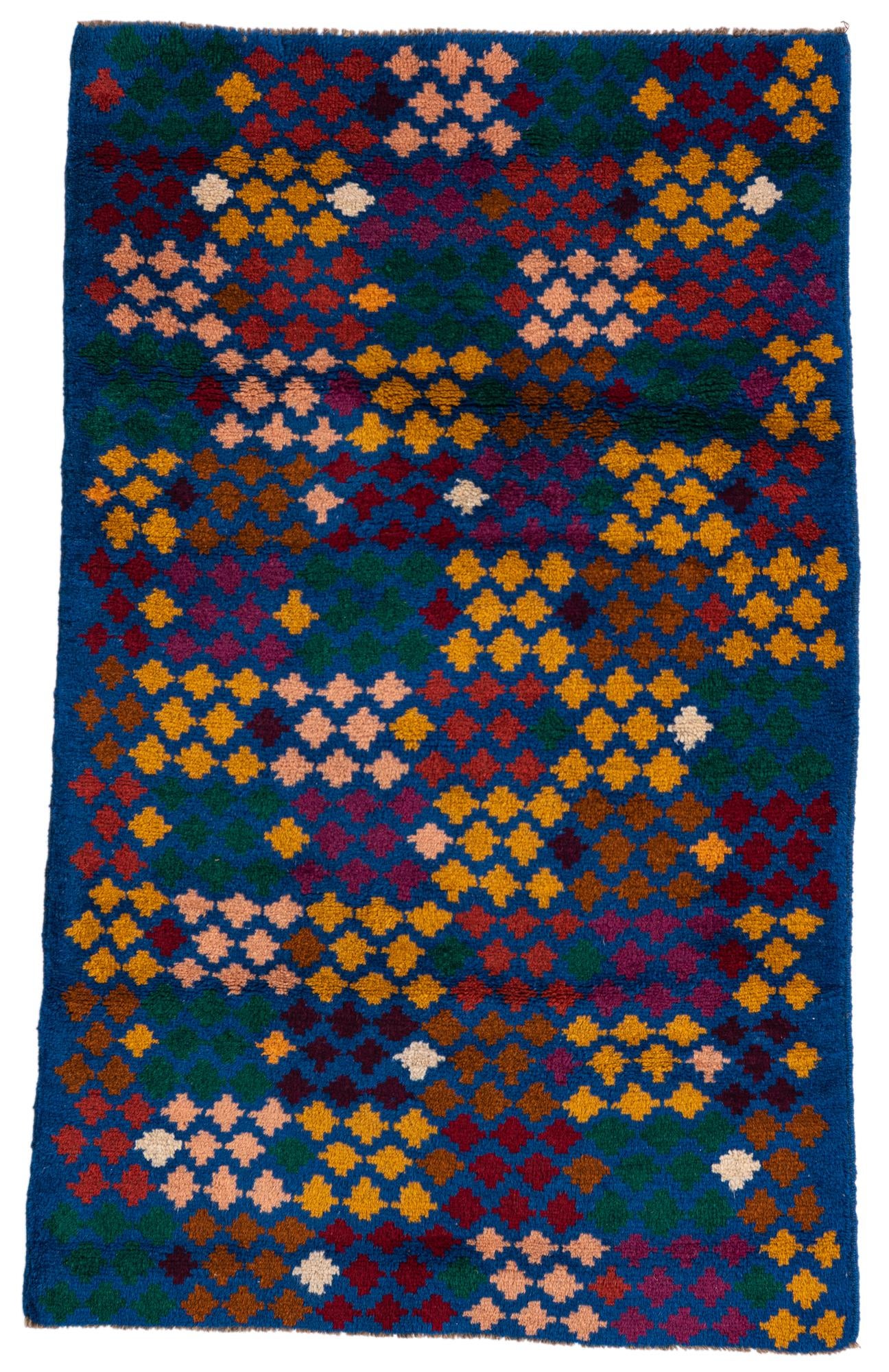 2' 9 x 4' 7 Hand Knotted Balouch Wool Rug