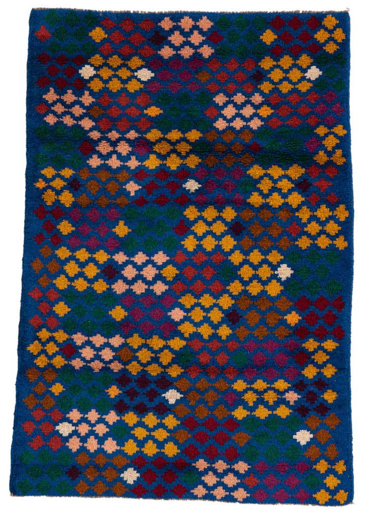 2' 9 x 4' 7 Hand Knotted Balouch Wool Rug