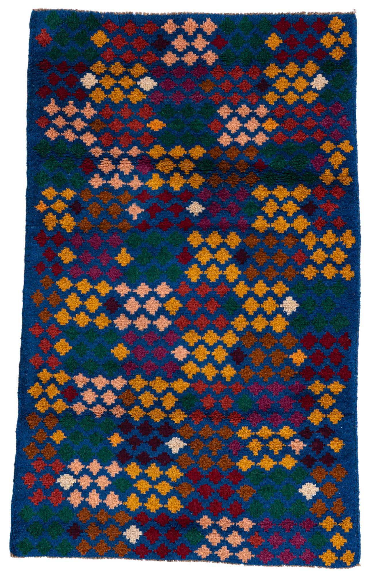 2' 9 x 4' 7 Hand Knotted Balouch Wool Rug