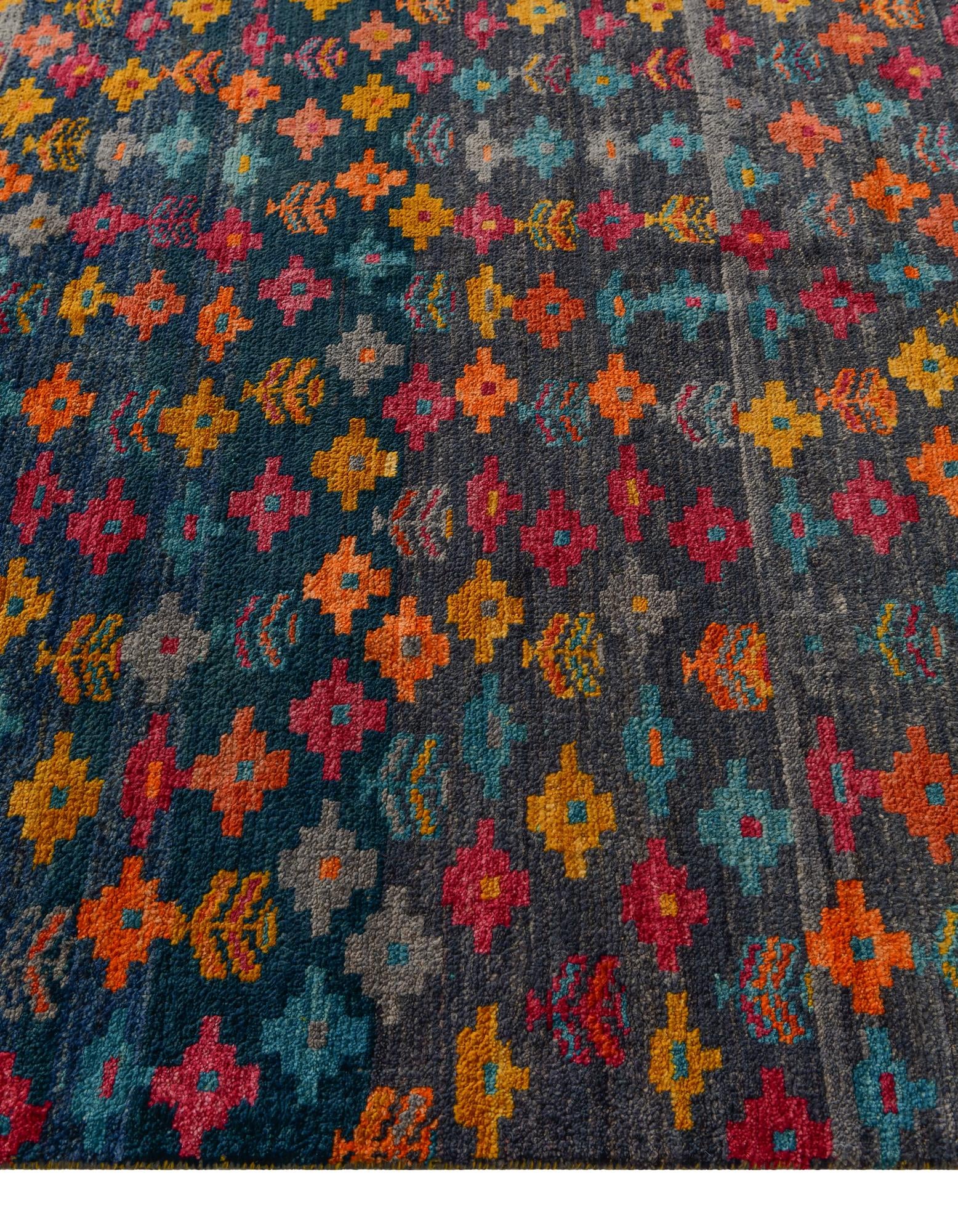 5' 11 x 7' 10 Hand Knotted Balouch Wool Rug