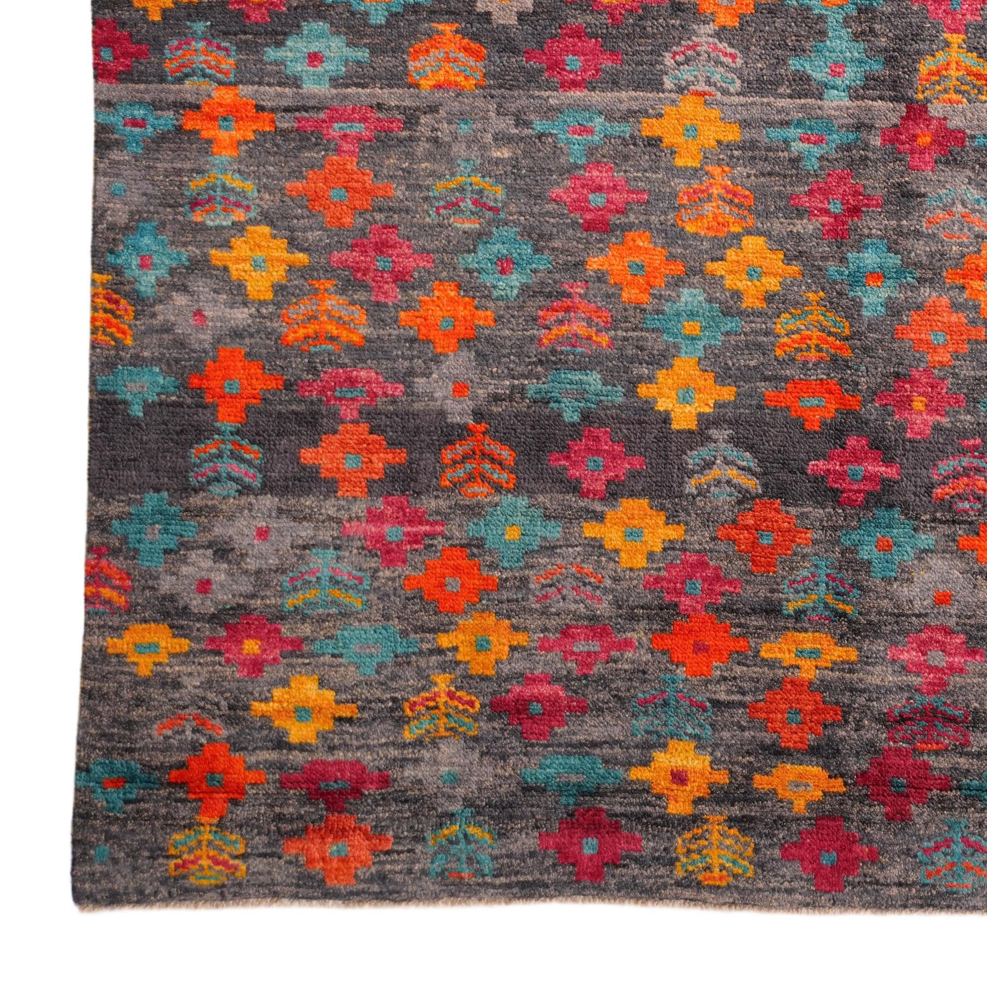 5' 11 x 7' 10 Hand Knotted Balouch Wool Rug
