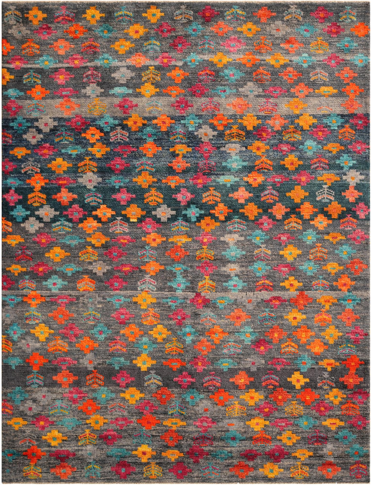 5' 11 x 7' 10 Hand Knotted Balouch Wool Rug