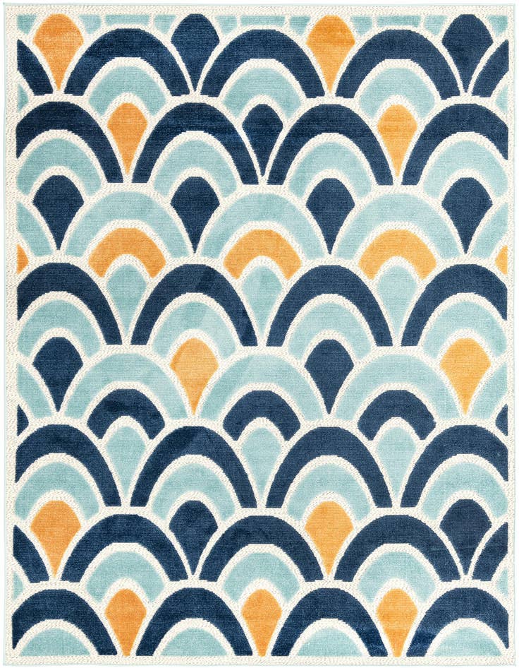 Detail image of 7' x 10' Easy-Clean Belize Indoor / Outdoor Rug