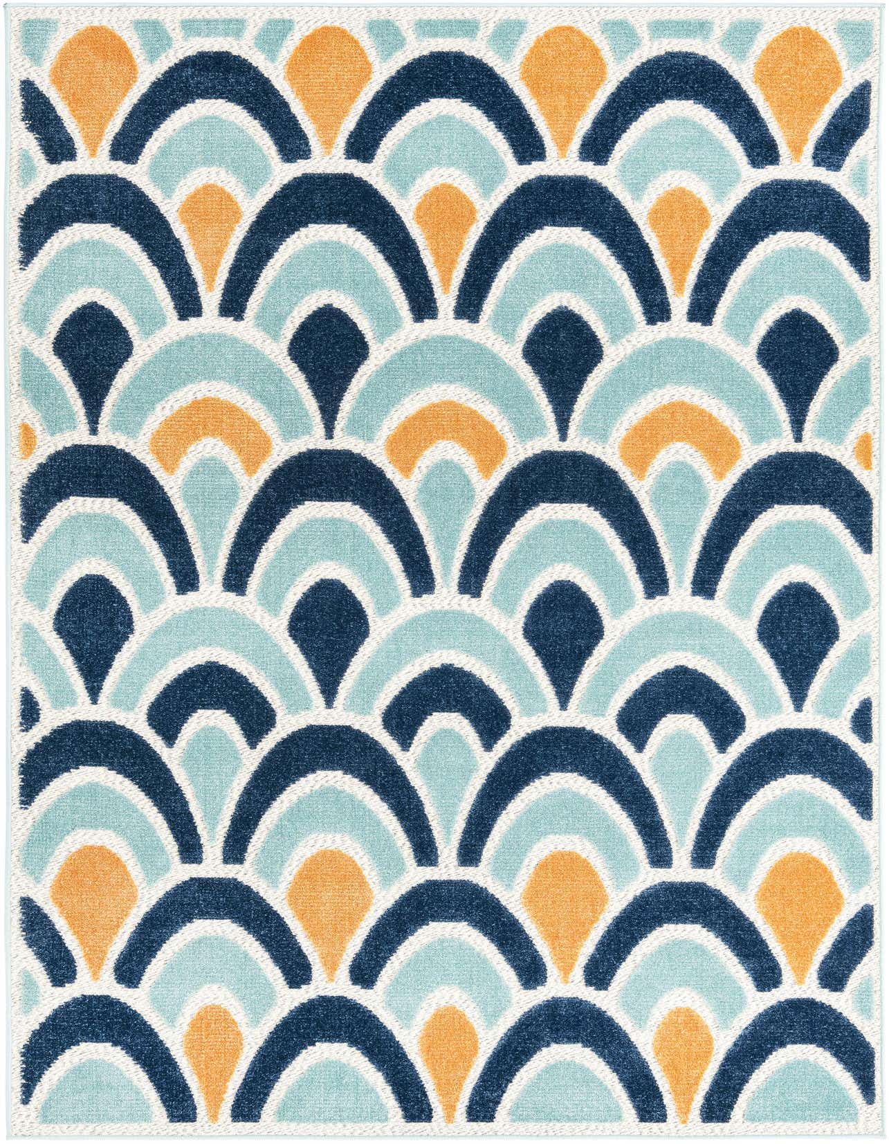 5' 3 x 8' Easy-Clean Belize Indoor / Outdoor Rug