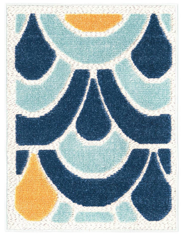 Detail image of 2' x 3' Easy-Clean Belize Indoor / Outdoor Rug