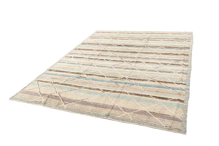 8' 3 x 10' 4 Hand Knotted Beni Marok Rug