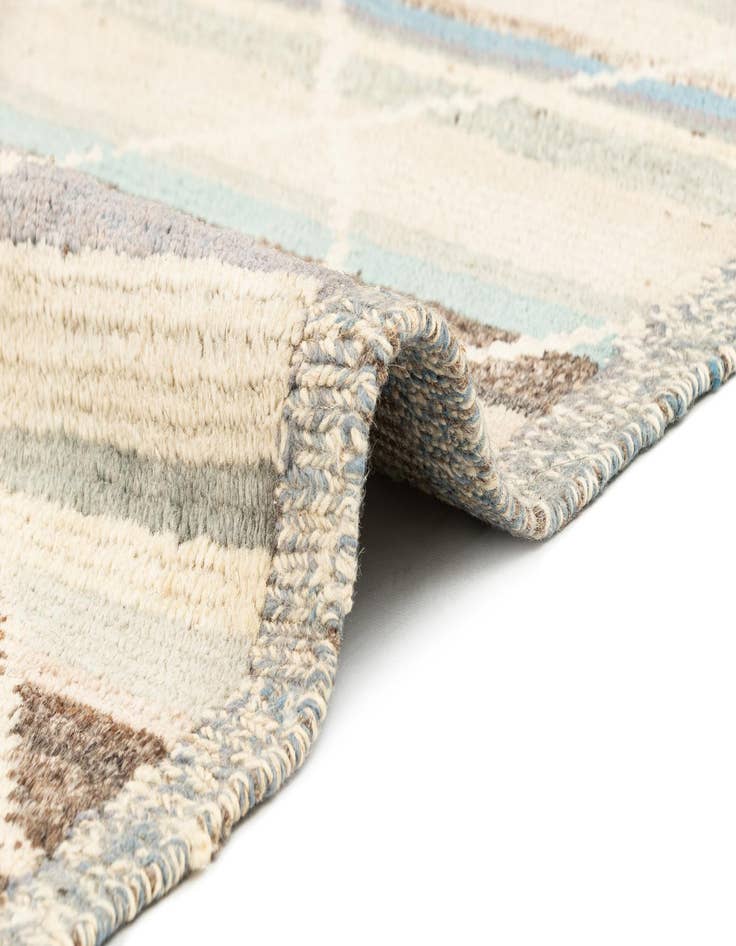 Detail image of 8' 3 x 10' 4 Hand Knotted Beni Marok Rug