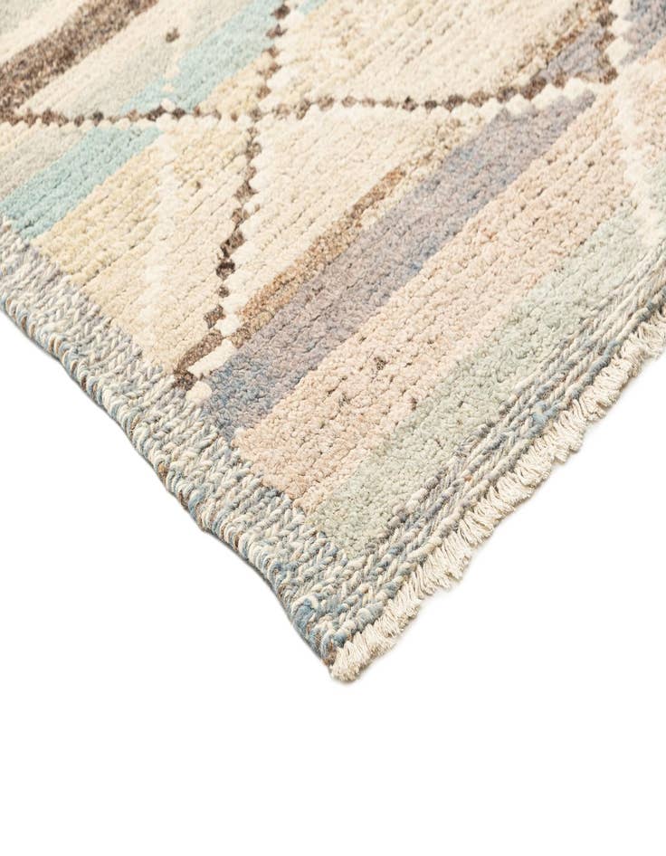 Detail image of 8' 3 x 10' 4  Hand Knotted Beni Marok Rug