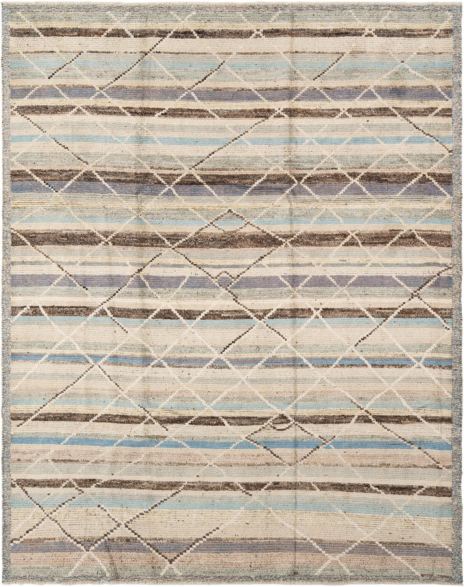 8' 3 x 10' 4 Hand Knotted Beni Marok Rug