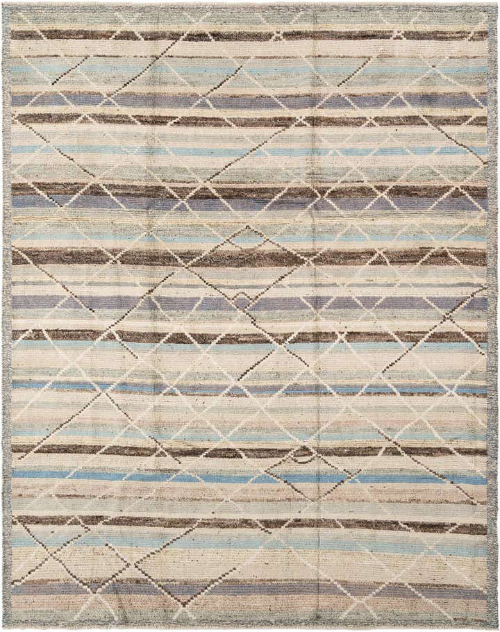 8' 3 x 10' 4 Hand Knotted Beni Marok Rug