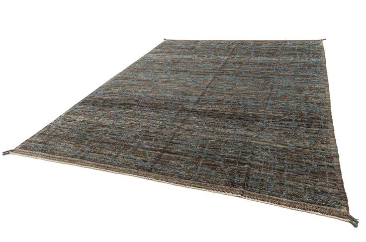 Detail image of 10' 10 x 13' 10 Hand Knotted Beni Marok Rug