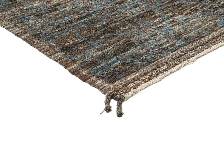 Detail image of 10' 10 x 13' 10 Hand Knotted Beni Marok Rug