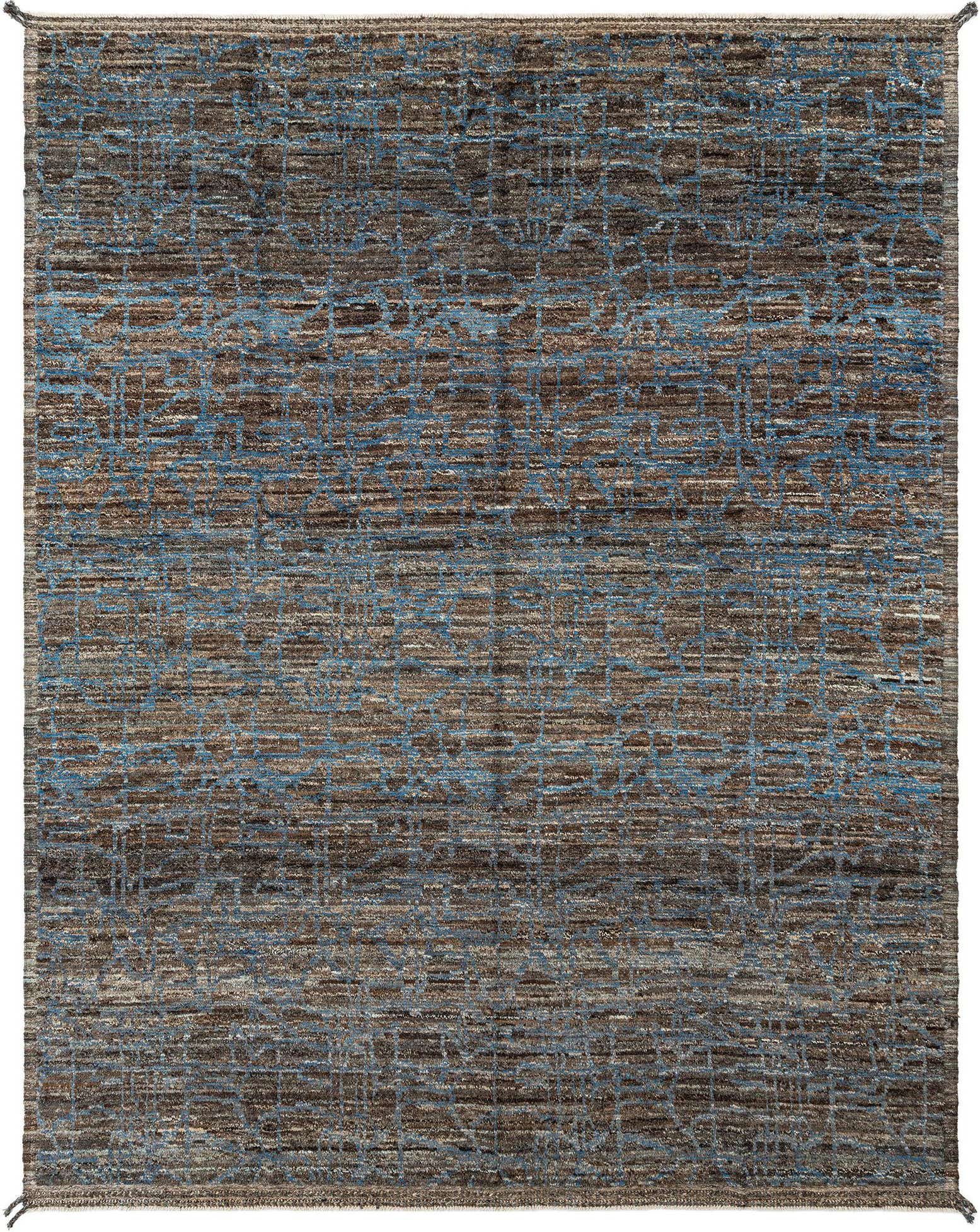 10' 10 x 13' 10 Hand Knotted Beni Marok Rug