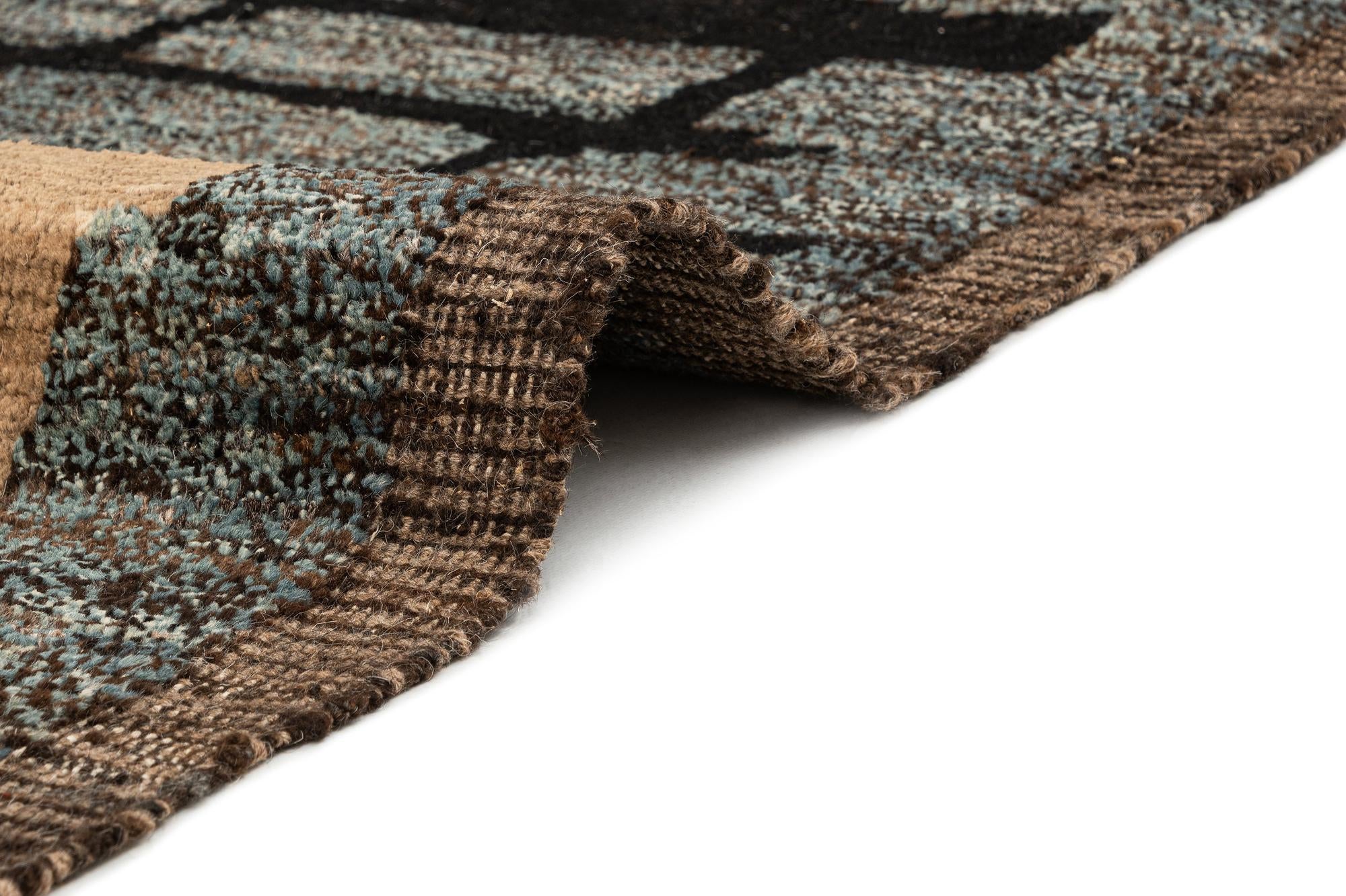 9' 2 x 12' 1 Hand Knotted Beni Marok Rug