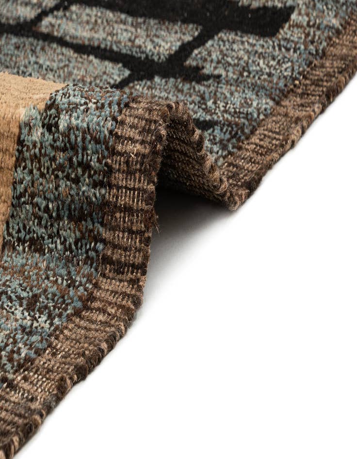 Detail image of 9' 2 x 12' 1  Hand Knotted Beni Marok Rug