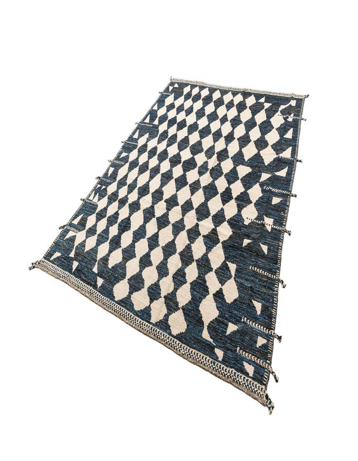 Detail image of 9' 1 x 12' 1  Hand Knotted Beni Marok Rug